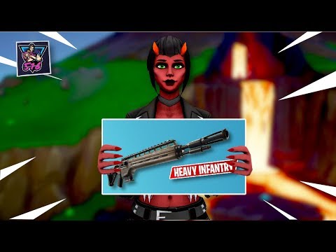 NEW "HEAVY INFANTRY RIFLE " Gameplay | This is is SO OVERPOWERED! | Fortnite Battle Royale - NEW "HEAVY INFANTRY RIFLE " Gameplay | This is is SO OVERPOWERED! | Fortnite Battle Royale