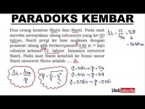 Video: Paradoks Kembar - Menarik Dari Dunia Luar Angkasa, Teori Relativitas Dan Mesin Waktu - Pandangan Alternatif