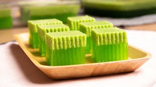 Agar-Agar Santan Pandan, dessert klasik terpaling sedap.