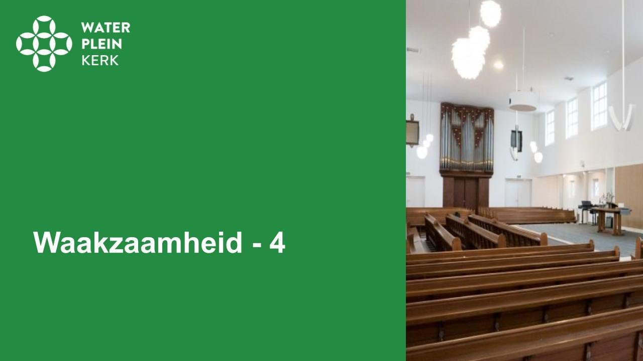 GEEN LIVESTREAM BESCHIKBAAR VANDAAG - Kerkdienst 4 september 2022