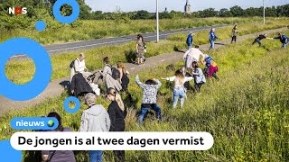 Grote zoekactie naar vermiste jongen van 9