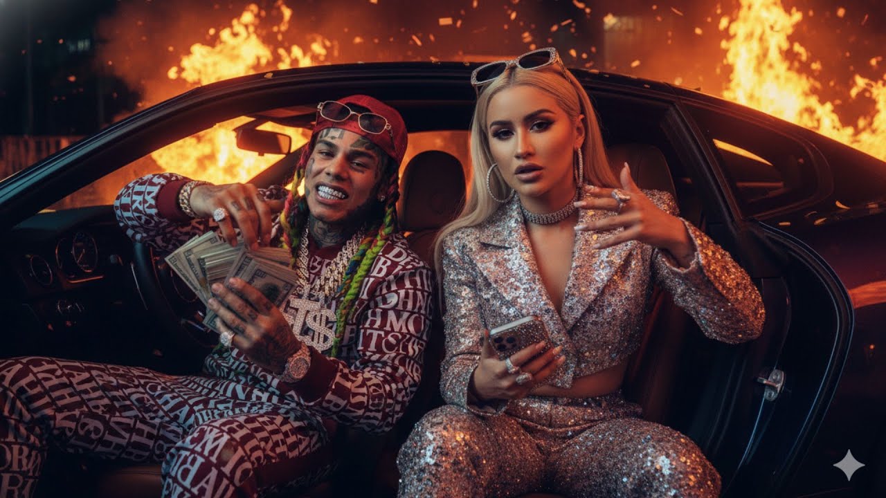 6iix9ine , Iggy Azalea - Stellar Crown  (ft. Travis Scott, Ravence) 2025