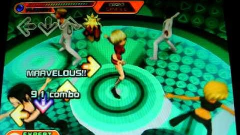 DDR Hottest Party Blue Monday Expert FC AA with hands and gimmicks on.