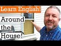 Lets learn english around the house and home  english with subtitles