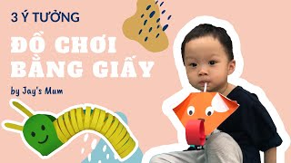 [DIY] Làm đồ chơi bằng giấy đơn giản | Làm chú sâu háu ăn