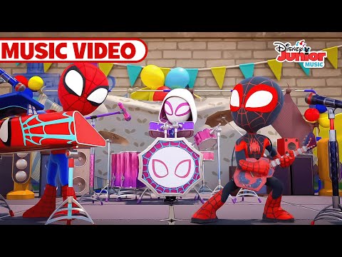 In the Friendly Neighborhood Music Video ? | Marvel's Spidey and his Amazing Friends | @disneyjunior