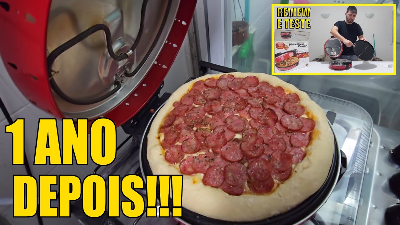 Forno elétrico de pizza da Hamilton Beach ainda vale a pena depois de 1 ano de uso?