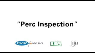 Dry Cleaner PERC Inspection