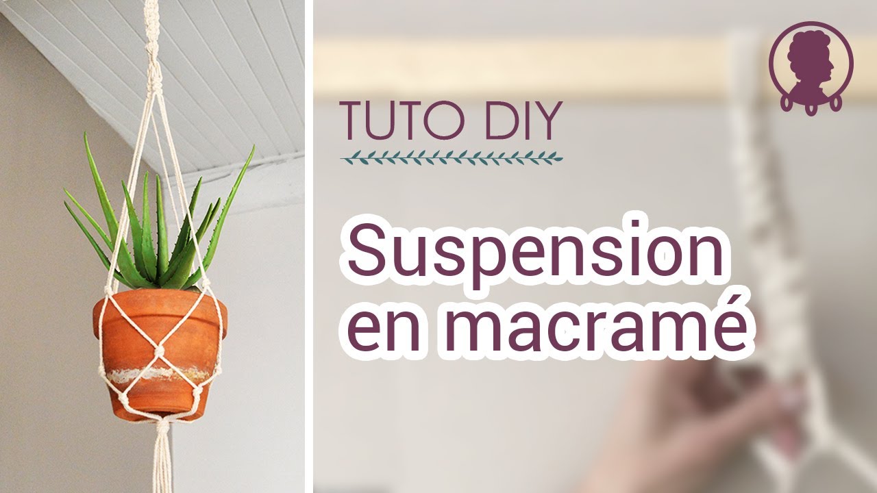 Suspension Macramé DIY Facile - Ma Petite Mercerie