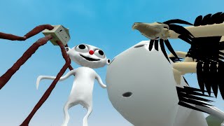 TEAM NURPO MILKWALKER AMBASSADOR VS TEAM BRIDGE WORM LONG HORSE!! Garry's Mod [Trevor Henderson] screenshot 1