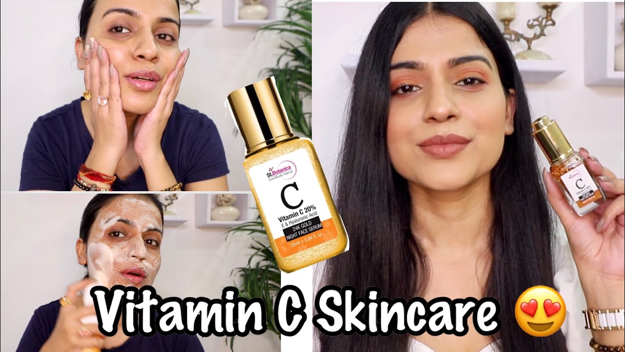 VITAMIN C SKINCARE ROUTINE St Botanica Vitamin C Serum 24k Gold