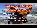 Walking from Playa Martiánez to La Paz in Puerto de la Cruz, Tenerife, Canarias /12 Feb 2021