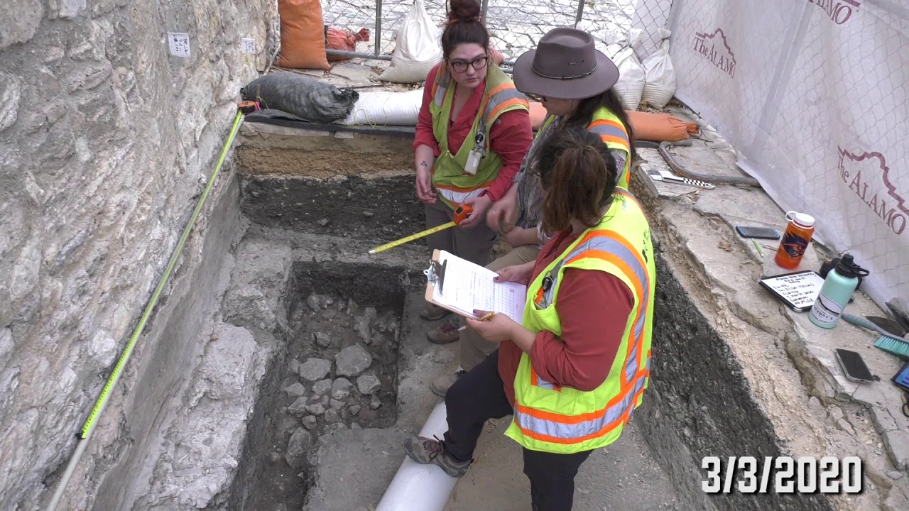 Archaeology Update - Mapping Cobble Stones In Unit 9B