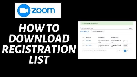 How To Download Registration List in Zoom | Zoom Tutorial