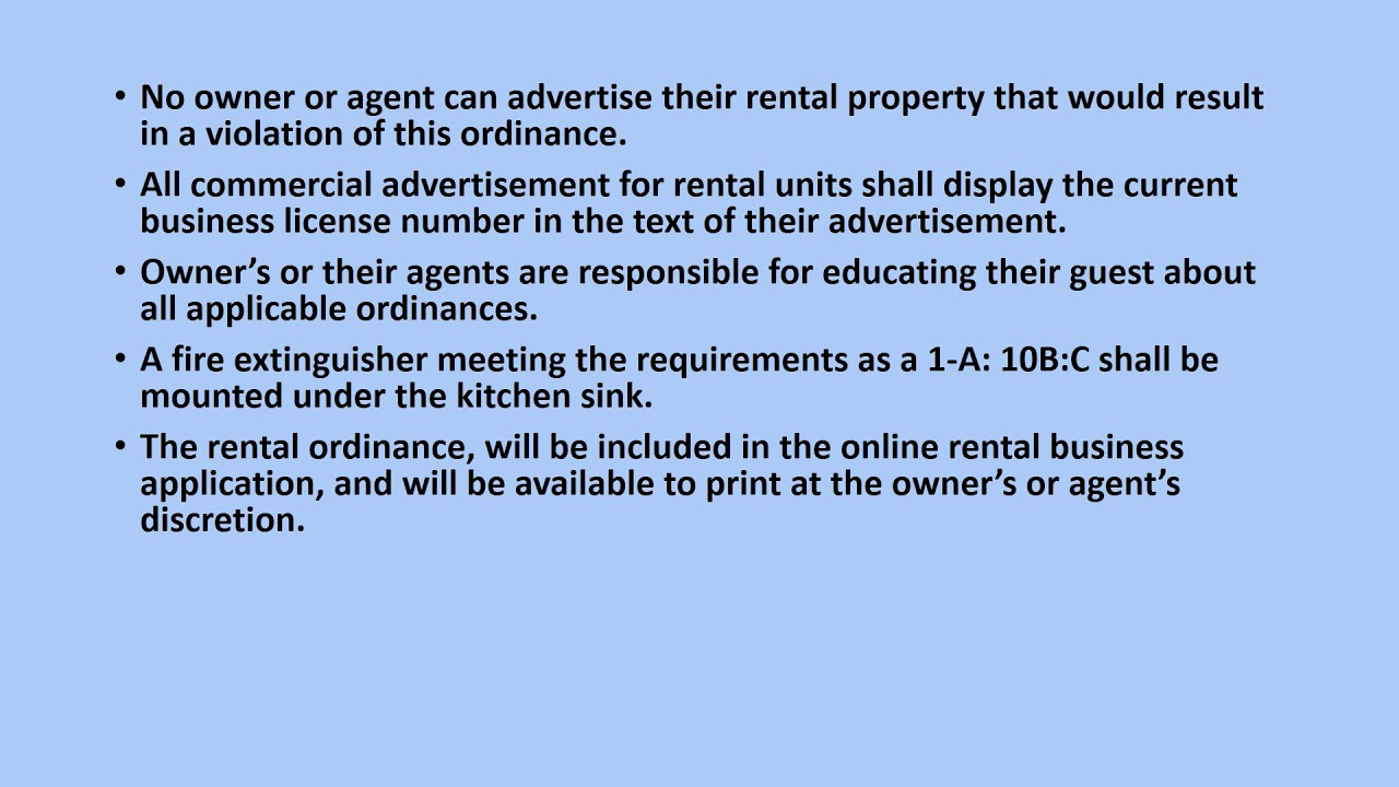 Town of Kiawah Short Term Rental Ordinance YouTube