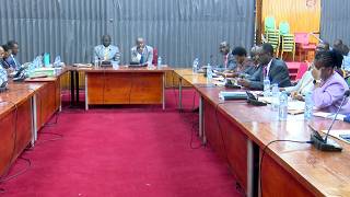 MIN. OF WORKS & TRANSPORT S APPEAR BEFORE PARLIAMENT’S COMMITTEE ON PHYSICAL INFRASTRUCTURE