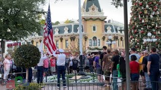 Veterans Day Patriotic Flag Retreat w/ 1st Marine Division Band at Disneyland