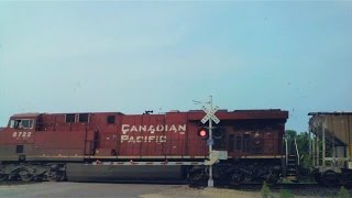 CP 8722 West CP 581 Train (8-19-2015)