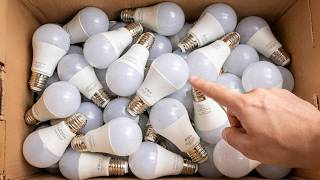 Very Few People Know This LED Bulb Repair Trick | How to REPAIR LED Bulb Using a HOT GLUE !