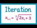 Itration  gcse mathmatiques suprieures