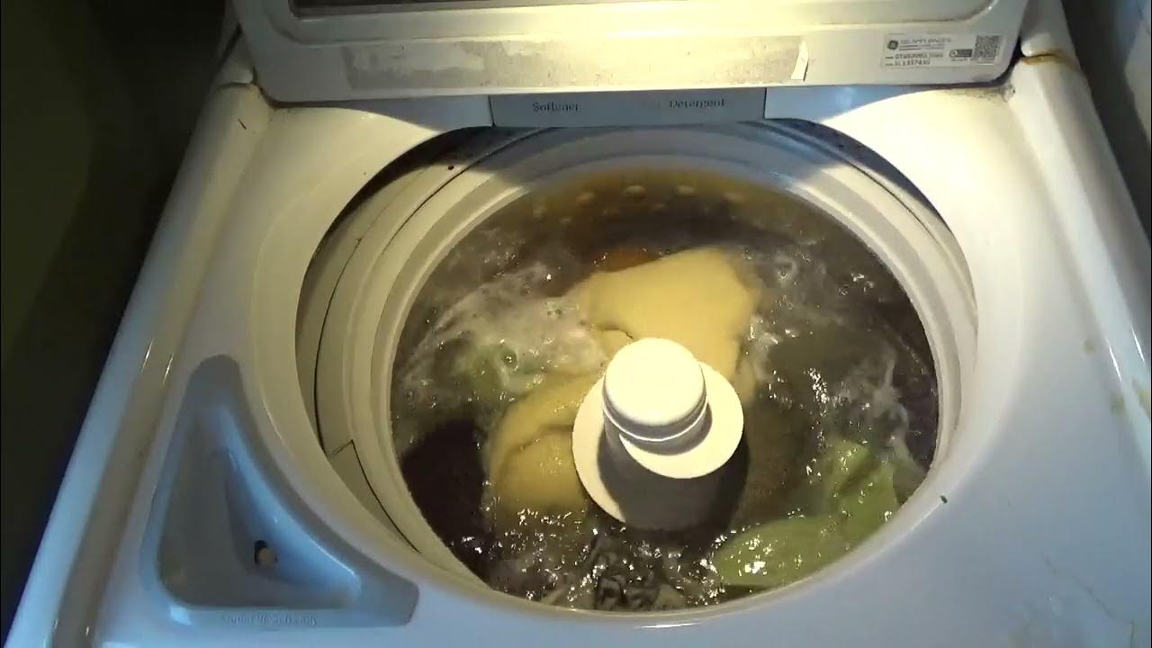 GE GTW685 Washing 9 Full Size Towels (Towels/Sheets Full Cycle) YouTube