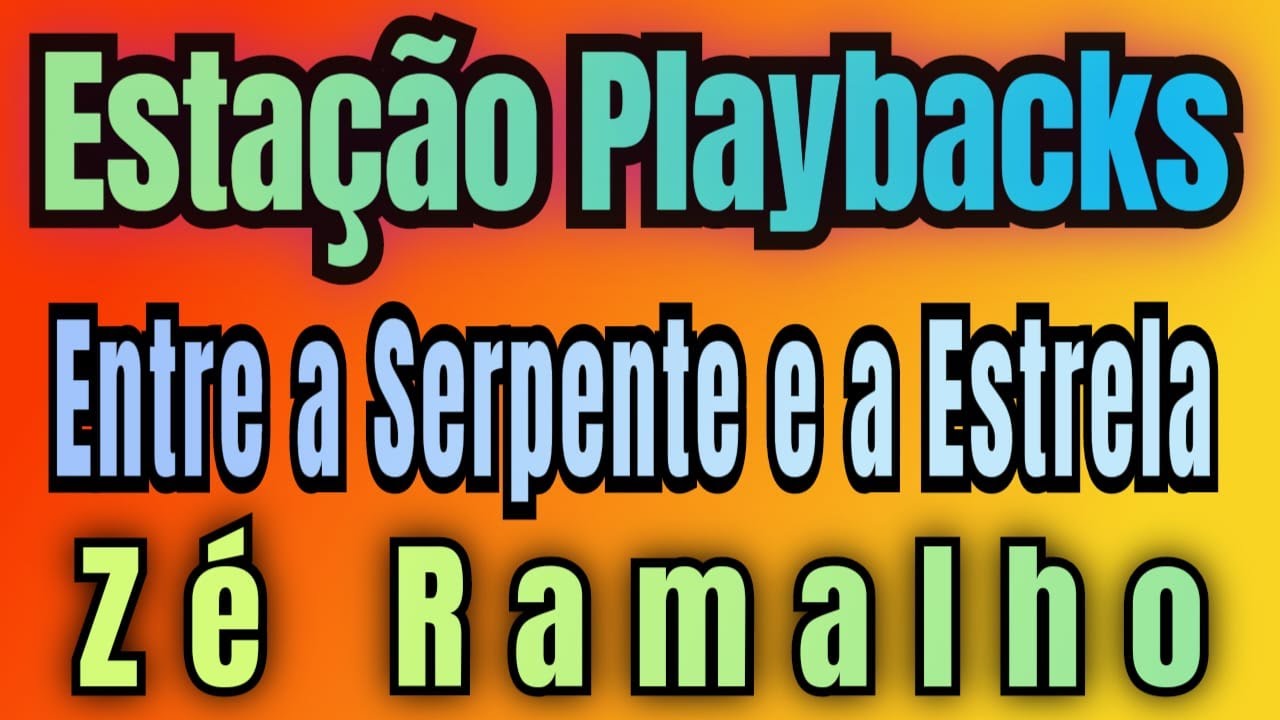Zé Ramalho - Entre a Serpente e a Estrela - (Seresta) - Playback