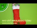 Kurzy šitia - Ako ušiť Mikulášsku čižmu - nie len na Mikuláša