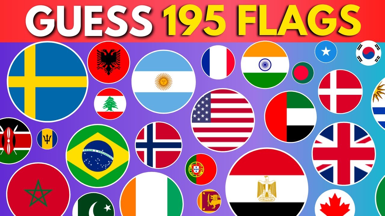 Guess ALL The Flags In The World  ULTIMATE FLAG QUIZ  YouTube