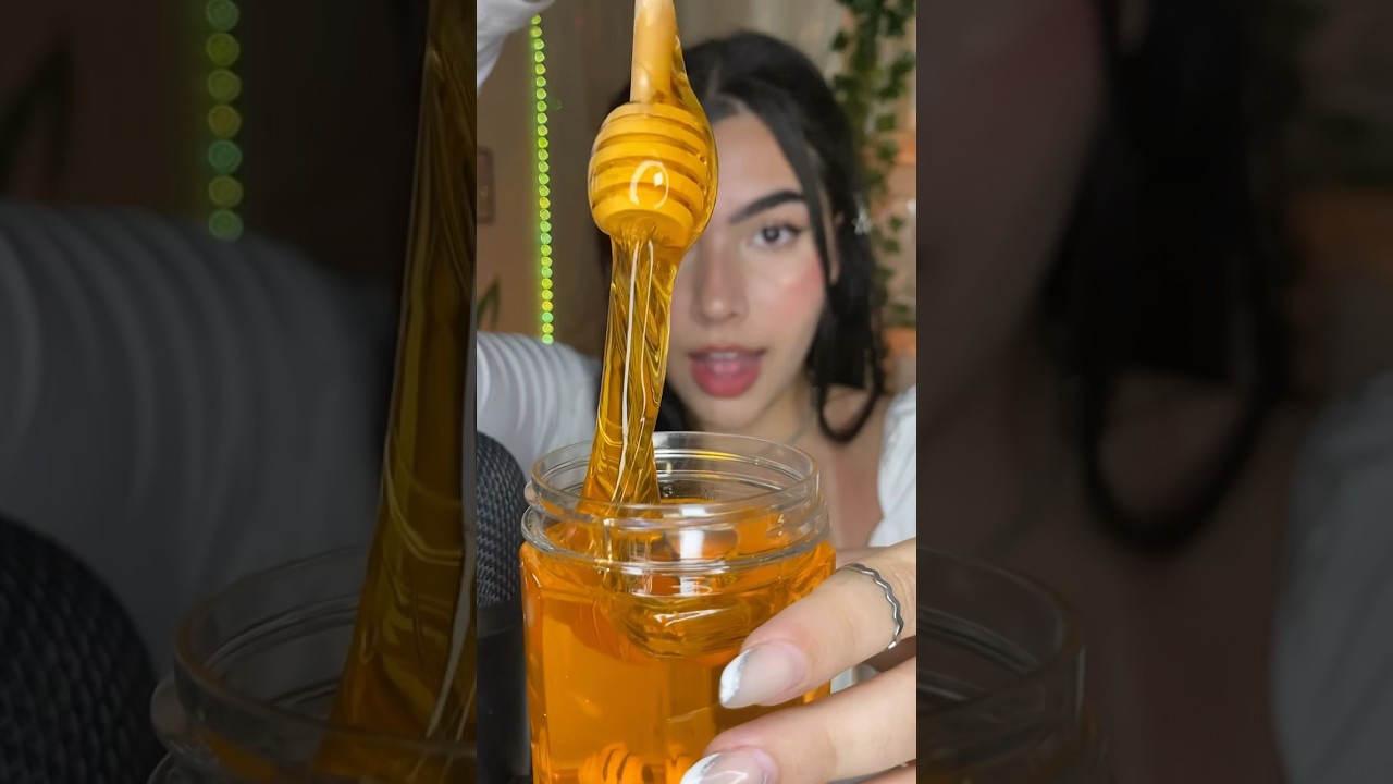 ⁣ASMR com Honey Slime 🐝🍯🌼 #shorts #asmr