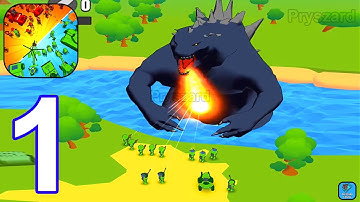 Epic Army Clash 2: Generals - Gameplay Walkthrough Part 1 Tutorial Army War Commander (Android, iOS)