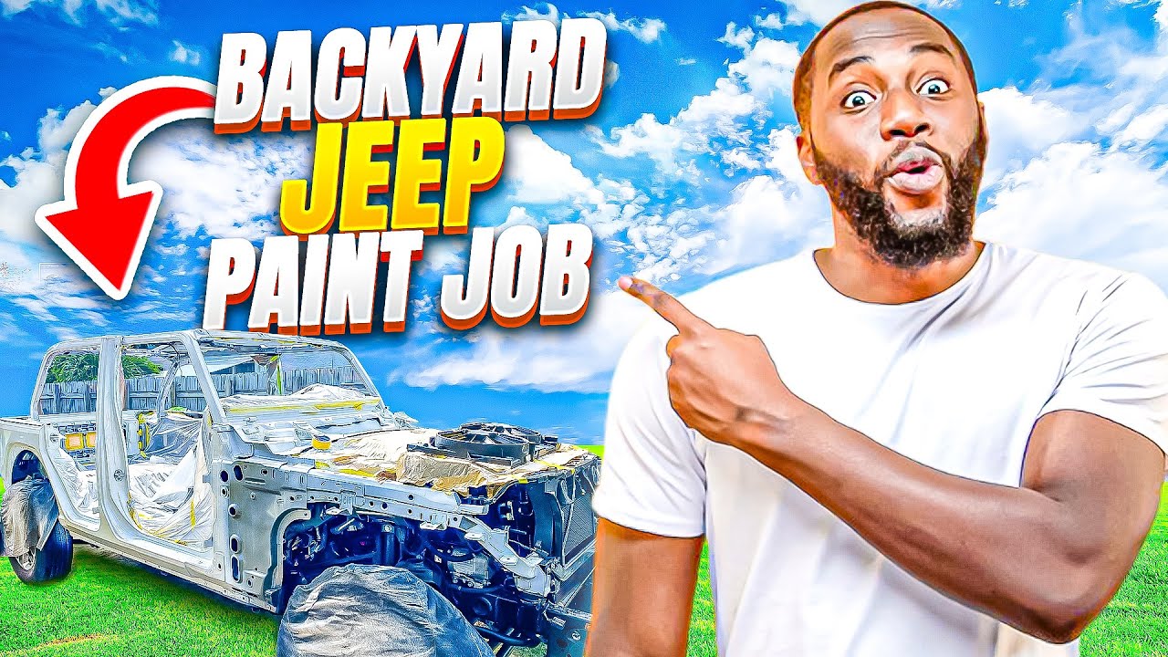 Backyard Jeep Paint Job YouTube