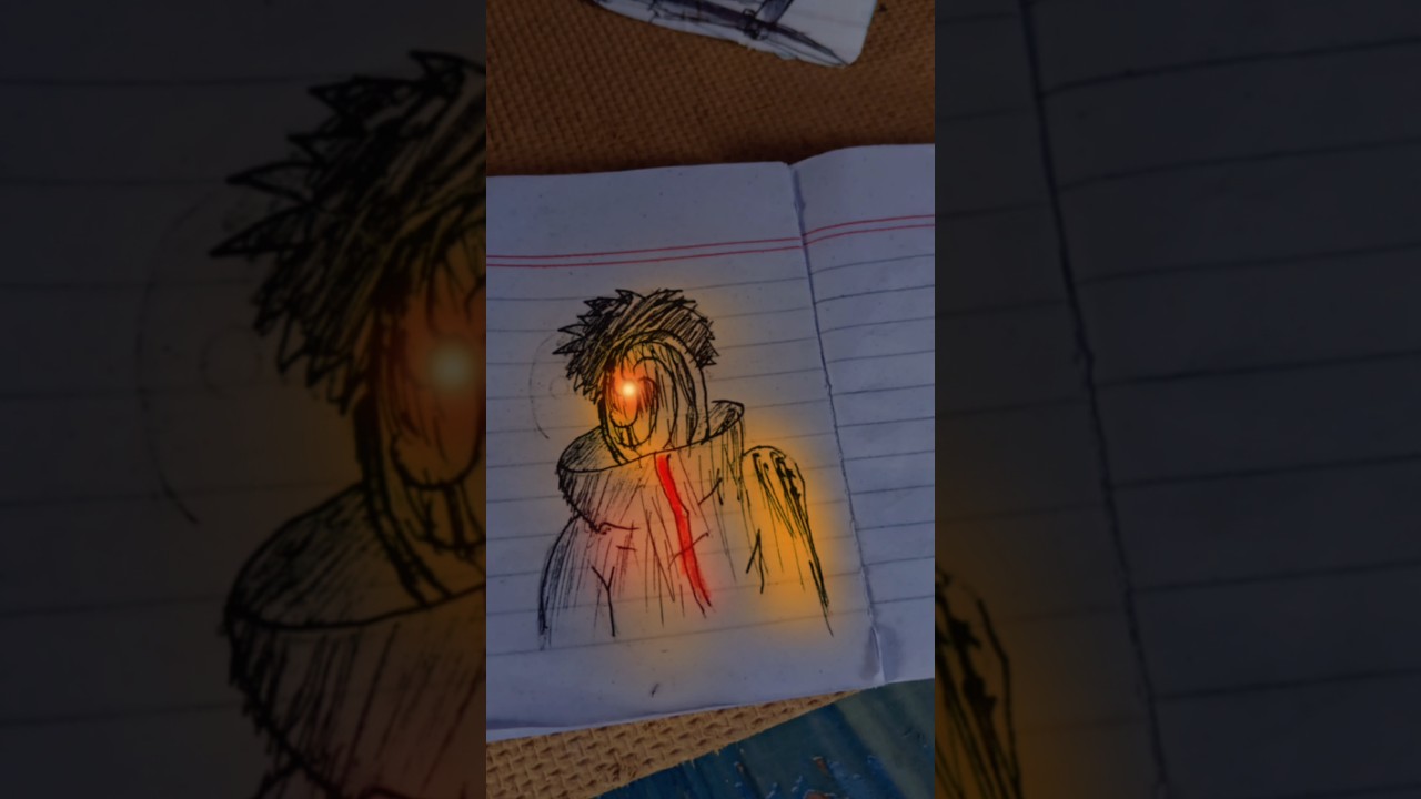 OBITO UCHIHA GLOW ART 