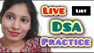 Live DSA Problem Solving in Python | List & Interview Questions