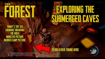 Scares in The Forest - Exploring The Submerged Cave - Ep4