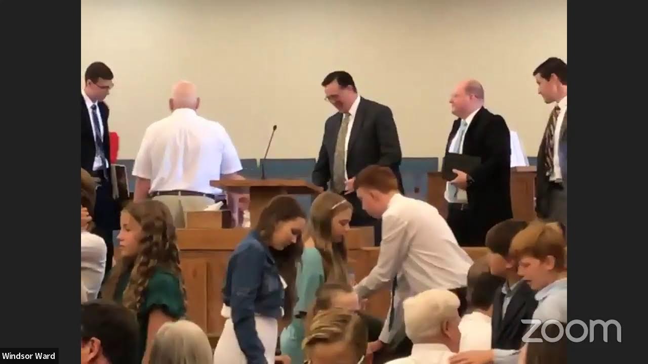 LDS Sacrament meeting for Windsor Ward of the Amarillo Texas Stake.