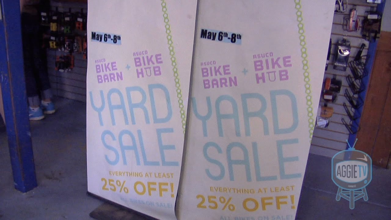 Asucd Bike Barn 14th Annual Yard Sale Promo Youtube