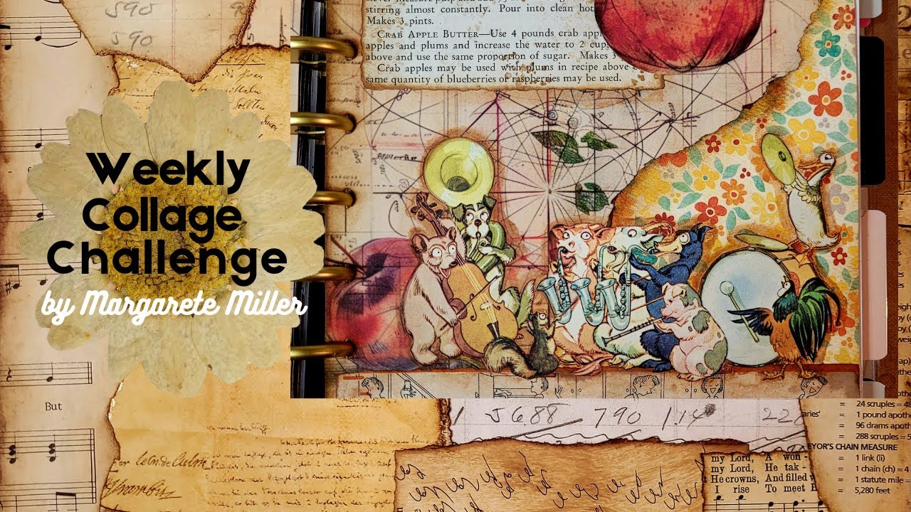 #2024cw38 Collage with Margarete Miller Prompts Collage in my # ...