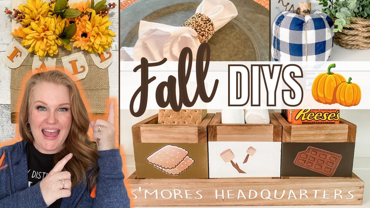 The BEST FALL DECOR DIYS Made from MYSTERY ITEMS | DIY Mystery Box ...