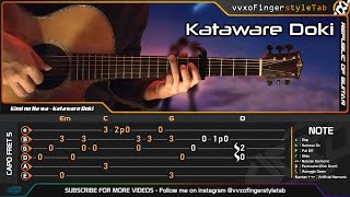 Kimi no Na wa (Your name) - Kataware Doki - RADWIMPS - Fingerstyle Guitar  Cover | TAB Tutorial - YouTube