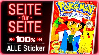 Ein KINDHEITSTRAUM erfüllt sich! Pokémon Stickeralbum 1999