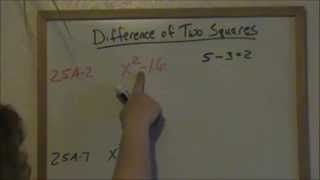 Lesson 25 - Difference of Two Squares