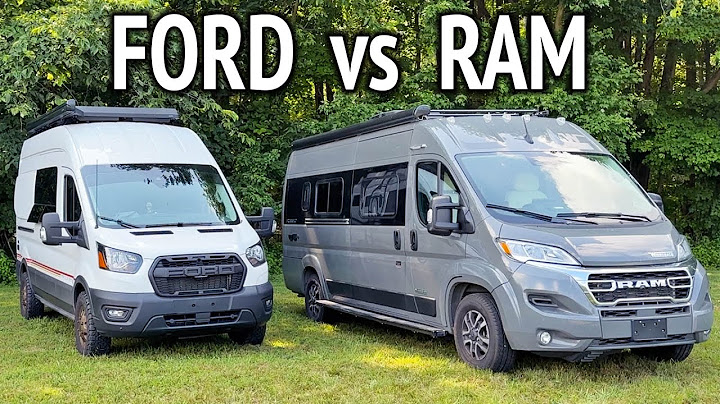 Which is Better: Ram ProMaster vs Ford Transit Camper Van