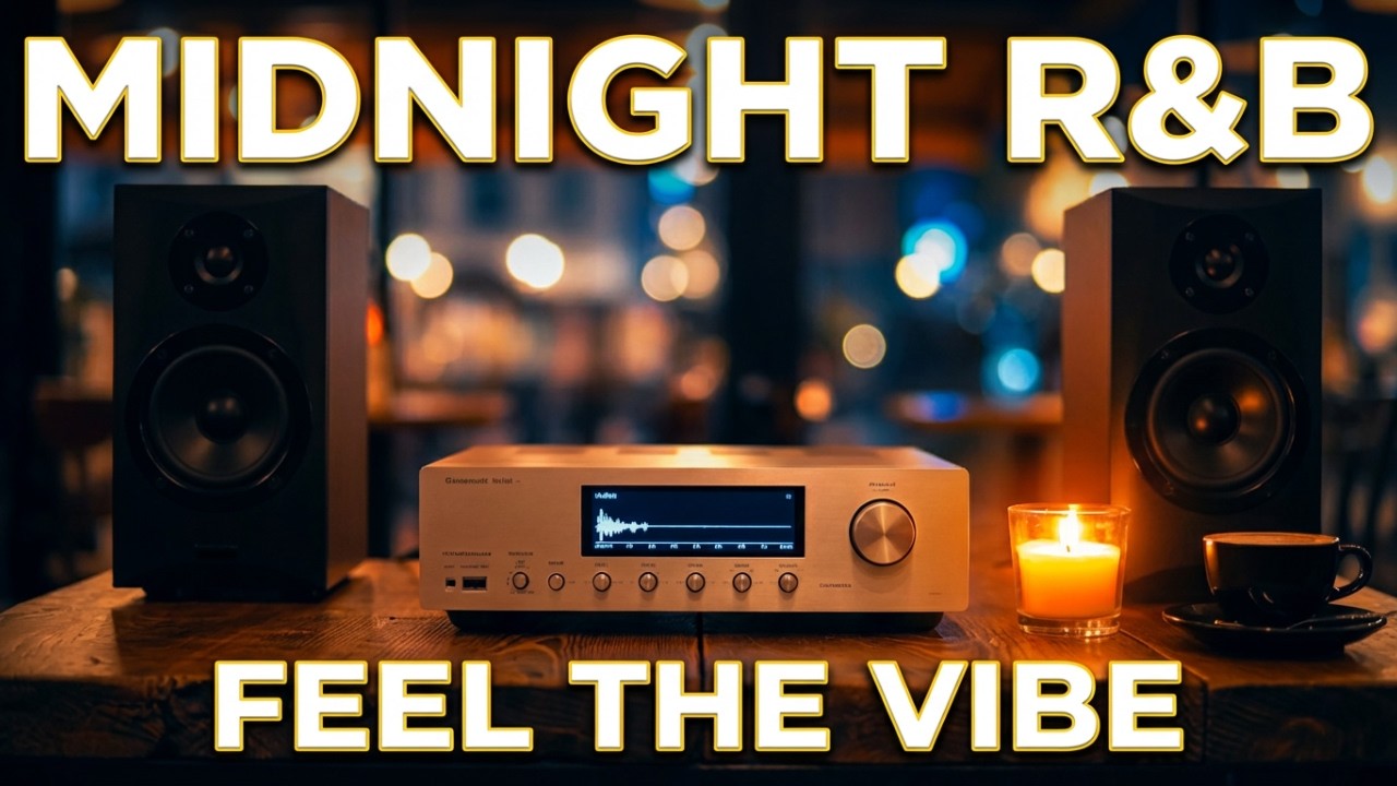 Deep Calm Soulful R&B Instrumentals in Cozy Night Room for Focus & Productivity 🌙🎶