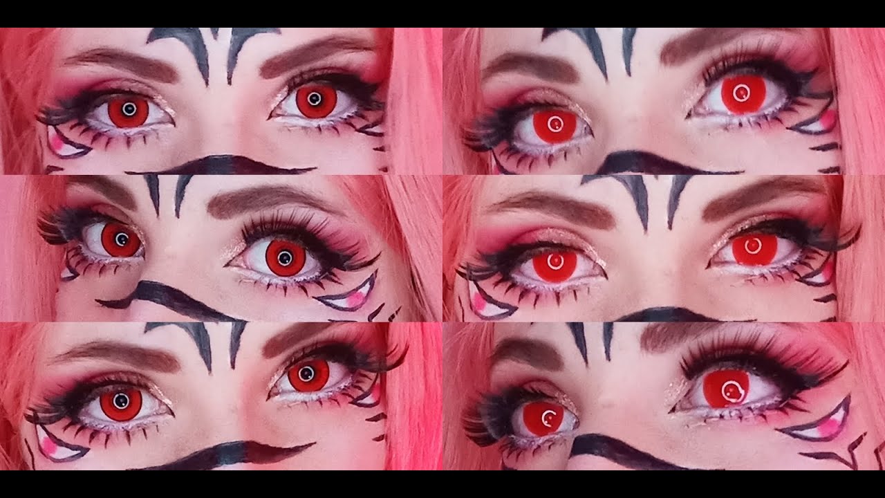 Red lenses & red mesh lenses [ILOVELENS] review YouTube