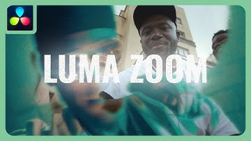 Luma Zoom Transition | DaVinci Resolve | Music Video Effects