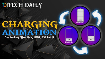 Battery Charging Animation Effects Using HTML, CSS and Little Bit JavaScript 😱😯