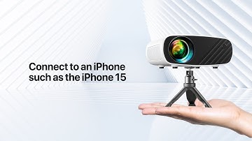 How to connect a projector to an iPhone, such as the iPhone 15?