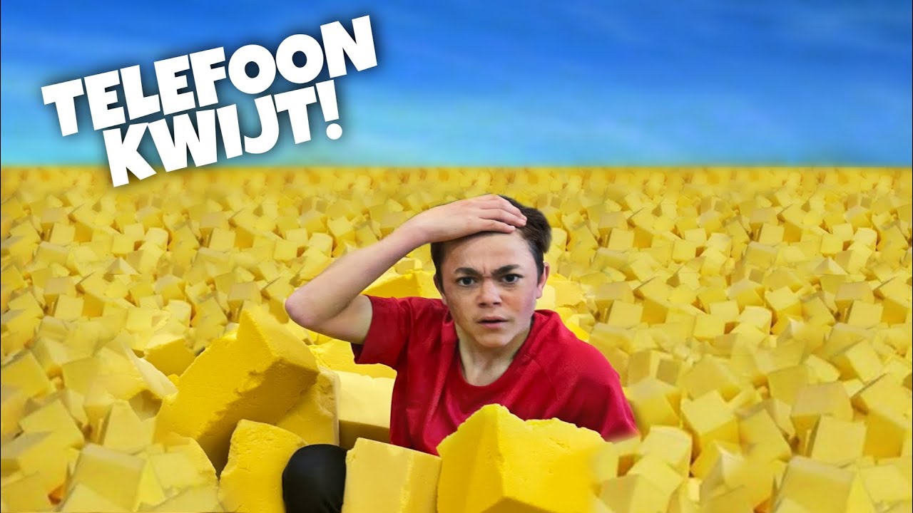 ROBIN IS ZIJN TELEFOON KWIJT IN DE FOAMPIT! Jochen vlog