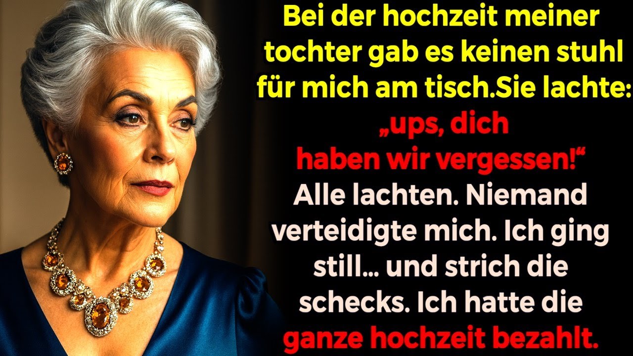 Mutterherz Zerbricht! | Auf Der Hochzeit Kein Stuhl Für Mich! | Wie Konnte Meine Tochter Das Sagen?