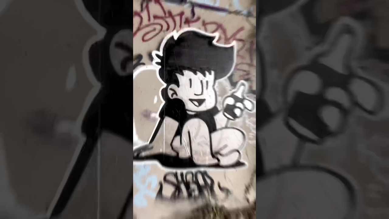 HOW TO paint a GRAFFITI character 💥💥